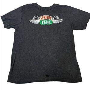 Friends T-shirt Box Lunch brand Friends Central Perk black Tee Sz L black